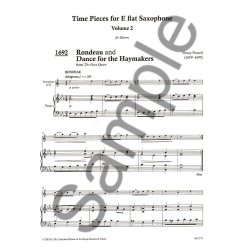 Time Pieces For E Flat Saxophone - Volume 2