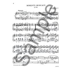 Schubert: Moments Musicaux D.780