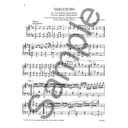 W.A. Mozart: Variations On &lsquo;Les Hommes Pieusement&rsquo;