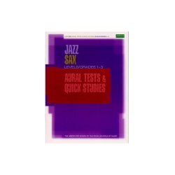 ABRSM Jazz: Sax Aural Tests And Quick Studies Levels/Grades 1-3