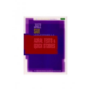 ABRSM Jazz: Sax Aural Tests And Quick Studies Levels/Grades 4-5