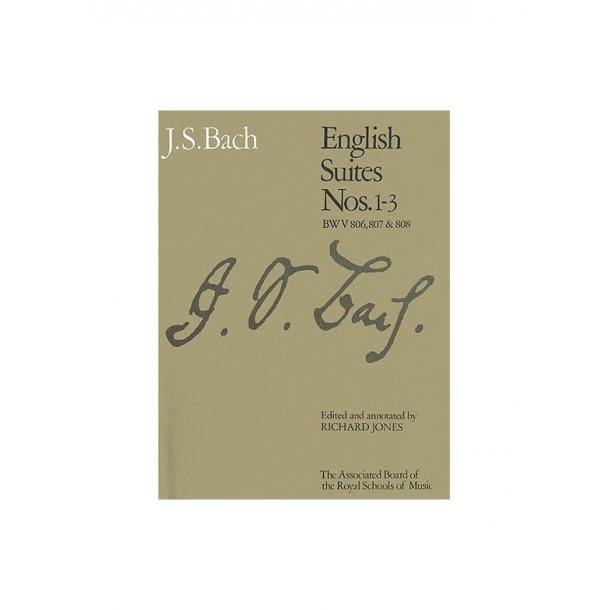 J.S Bach: English Suites Nos.1-3 (ABRSM)