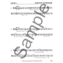 ABRSM Specimen Sight-Reading Tests for Baritone, Euphonium and Tuba, Bass Clef, Grades 1-5