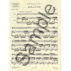 Darius Milhaud: Sonatine (Flute and Piano)