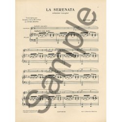 Gaetano Braga: La Serenata (Saxophone and Piano)