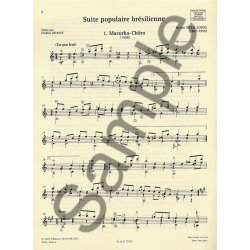 Heitor Villa-Lobos: Suite Populaire Bresilienne