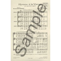 Pierre Villette: Hymne A La Vierge