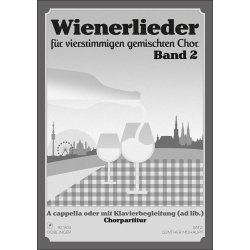 Wienerlieder - Band 2 : F&uuml;r Vierstimmigen Gemischten Chor