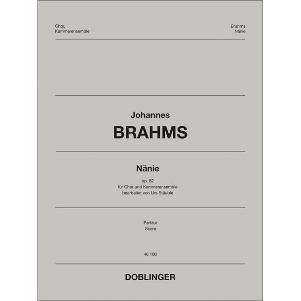 Nanie : Op. 82