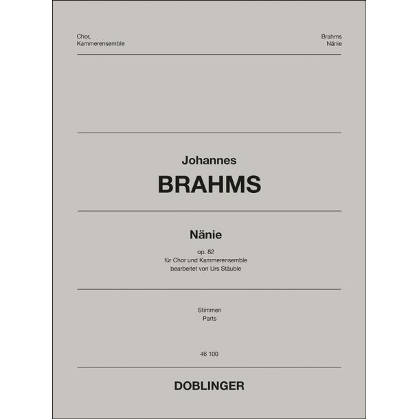 Nanie : Op. 82