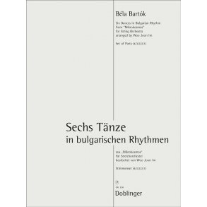 Sechs Tänze : In Bulgarischen Rhythmen