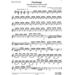 Fandango : Spanische Gitarremusik Um 1800
