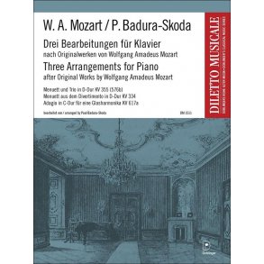 Three Arrangements For Piano : After Original Works By Wolfgang Amadeus Mozart