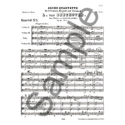 Beethoven: Complete String Quartets And Grosse Fugue (Score)