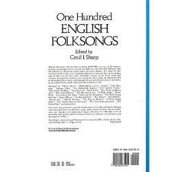 Cecil Sharp (Ed): One Hundred English Folksongs