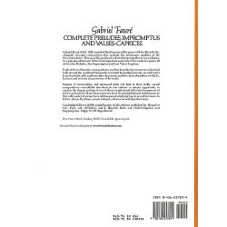 Gabriel Faure: Complete Preludes, Impromptus And Valses-Caprices