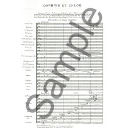 Maurice Ravel: Daphnis And Chloe (Full Score)