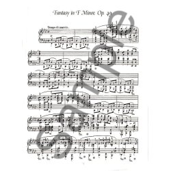 Frederic Chopin: Fantasy In F Minor And Other Works