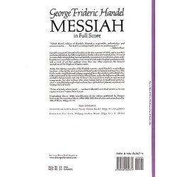 G.F. Handel: Messiah - Full Score (Edited By Alfred Mann)