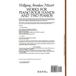 Wolfgang Amadeus Mozart: Works For Piano Four Hands And Two Pianos