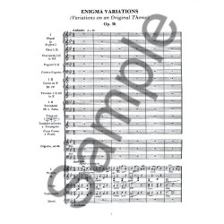 Edward Elgar: Enigma Variations And Pomp And Circumstance Marches (Full Score)