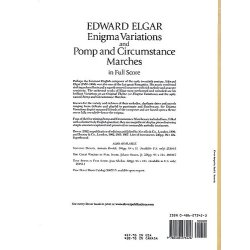 Edward Elgar: Enigma Variations And Pomp And Circumstance Marches (Full Score)