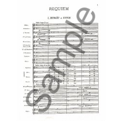 Gabriel Faure: Requiem (Full Score)