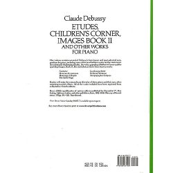 Claude Debussy: Etudes Children's Corner Images Book II
