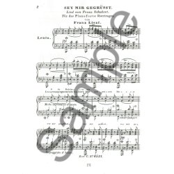 Franz Liszt: Schubert Song Transcriptions For Solo Piano Series I