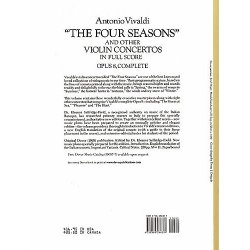 Antonio Vivaldi: 'The Four Seasons' And Other Concertos In Full Score