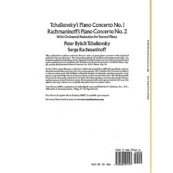 Tchaikovsky: Piano Concerto No.1/Rachmaninov: Piano Concerto No.2 (2 Piano Score)