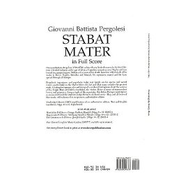 Giovanni Pergolesi: Stabat Mater (Full Score)