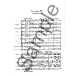 Johannes Brahms: Symphony No.1 In C Minor Op.68 (Miniature Score)