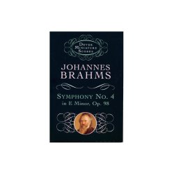 Johannes Brahms: Symphony No. 4 In E Minor Op.98 (Study Score)