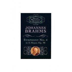 Johannes Brahms: Symphony No. 4 In E Minor Op.98 (Study Score)