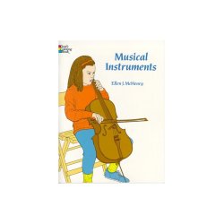 Musical Instruments Colouring Book