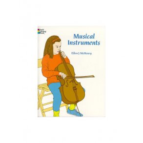 Musical Instruments Colouring Book