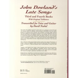 John Dowland's Lute Songs Third And Fourth Books