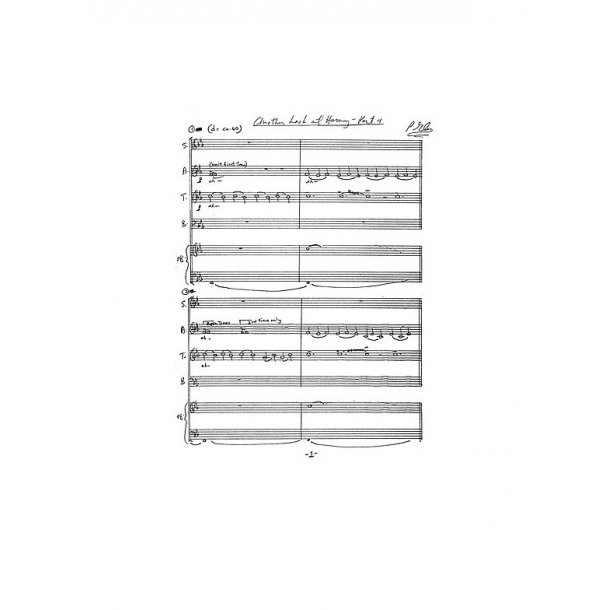 Philip Glass Another Look At Harmony Satb/Organ