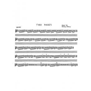 Glass: Two Pages For Piano