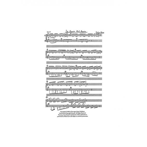 Philip Glass: In Again Out Again For Two Pianos