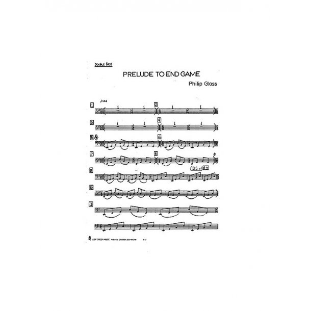 Philip Glass: Prelude To 'Endgame'