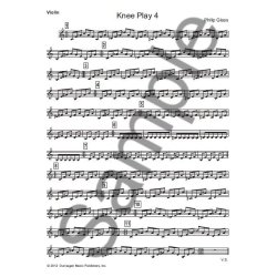 Philip Glass: Knee Play 4 (Einstein On The Beach) Violin Part