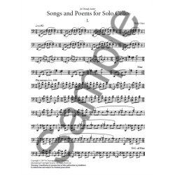 Philip Glass: Songs And Poems For Solo Cello