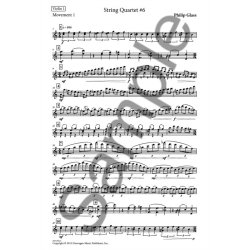 Philip Glass: String Quartet No. 6 (Parts)