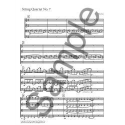 Philip Glass: String Quartet No. 7 (Score)