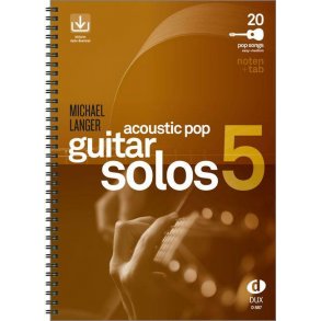 Acoustic Pop Guitar Solos 5 : Noten und TAB - easy/medium