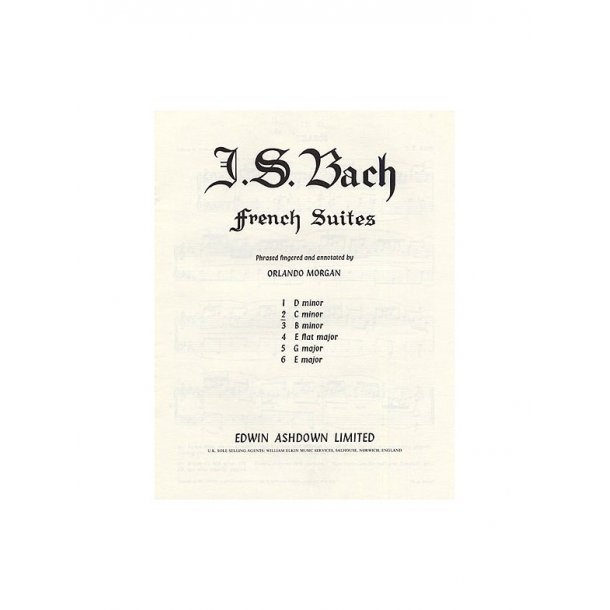 Js Bach: French Suite No. 2 In C Minor