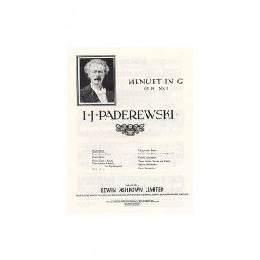 Ignacy Paderewski: Menuet In G Op.14 No.1
