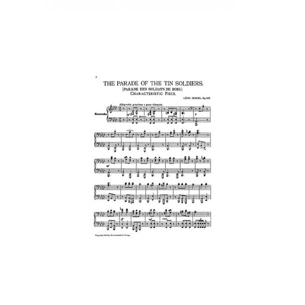 Leon Jessel: The Parade Of The Tin Soldiers Op.123 (Piano Duet)